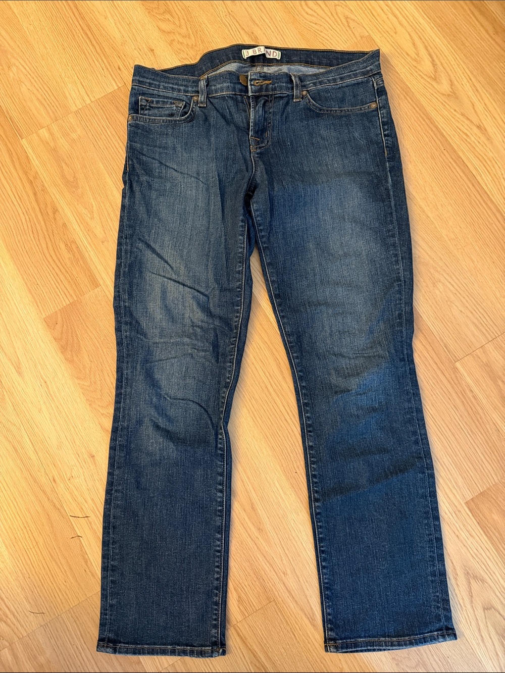 J Brand Deep Blue Straight-Leg Women's Jeans